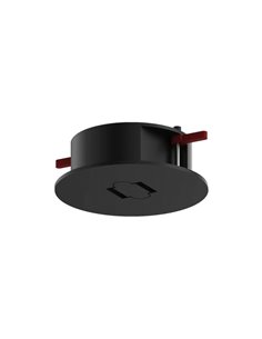 Accesorios de empotrar para cinta textil 24V Limbo, negro