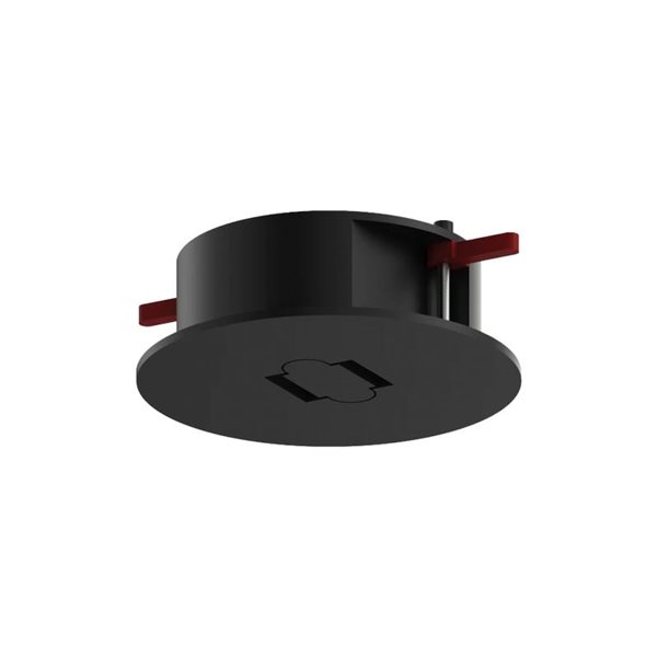 Accesorios de empotrar para cinta textil 24V Limbo, negro