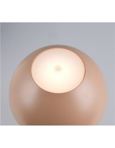 RICARDO Luminária de mesa LED recarregável com luz para cima e para baixo, 1,7 W, 240 lm, 3000 K, IP54