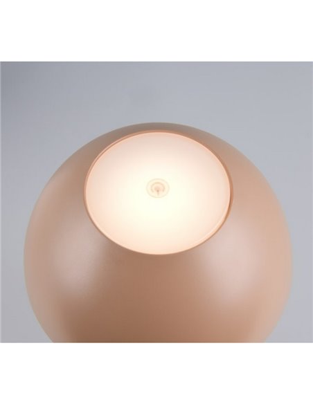 Lampe de table LED rechargeable RICARDO avec éclairage direct et indirect, 1,7 W, 240 lm, 3 000 K, IP54