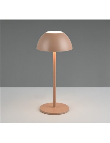 RICARDO Luminária de mesa LED recarregável com luz para cima e para baixo, 1,7 W, 240 lm, 3000 K, IP54
