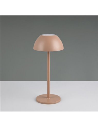 RICARDO Luminária de mesa LED recarregável com luz para cima e para baixo, 1,7 W, 240 lm, 3000 K, IP54