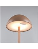 Lámpara de sobremesa LED batería recargable RICARDO luz arriba y abajo 1,7W 240lm, 3000K IP54
