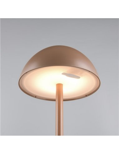 RICARDO Luminária de mesa LED recarregável com luz para cima e para baixo, 1,7 W, 240 lm, 3000 K, IP54