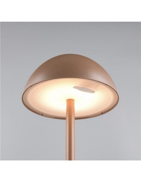 Lámpara de sobremesa LED batería recargable RICARDO luz arriba y abajo 1,7W 240lm, 3000K IP54