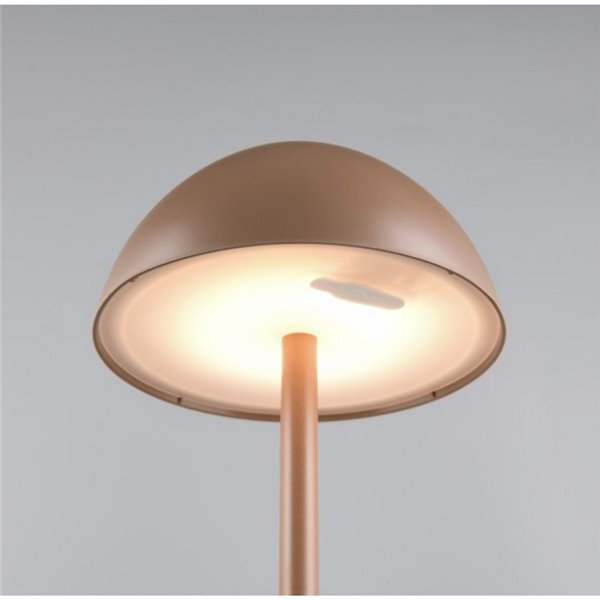 RICARDO Luminária de mesa LED recarregável com luz para cima e para baixo, 1,7 W, 240 lm, 3000 K, IP54