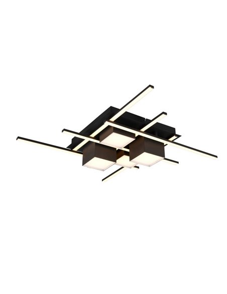 Plafón de techo cuadrado LED con función memoria ROGER regulable 35W 4050lm 2700 - 6500K IP20 