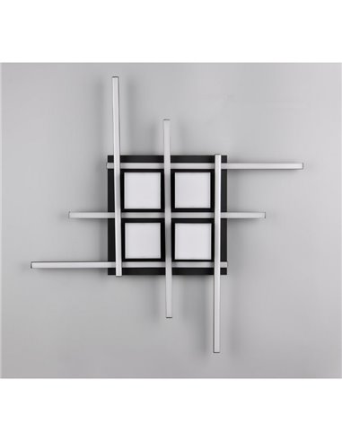 Plafón de techo cuadrado LED con función memoria ROGER regulable 35W 4050lm 2700 - 6500K IP20 