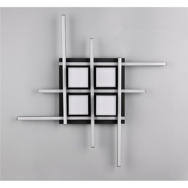 Plafonnier LED carré ROGER avec fonction mémoire, dimmable, 35W, 4050lm, 2700 - 6500K, IP20