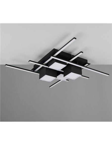 Plafón de techo cuadrado LED con función memoria ROGER regulable 35W 4050lm 2700 - 6500K IP20 