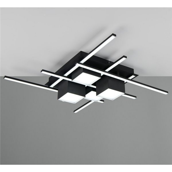 Plafonnier LED carré ROGER avec fonction mémoire, dimmable, 35W, 4050lm, 2700 - 6500K, IP20