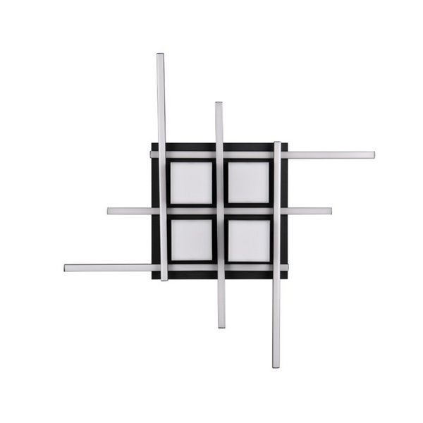 Plafonnier LED carré ROGER avec fonction mémoire, dimmable, 35W, 4050lm, 2700 - 6500K, IP20