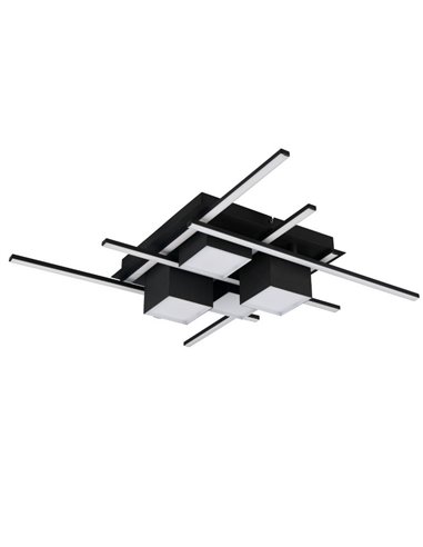 Plafón de techo cuadrado LED con función memoria ROGER regulable 35W 4050lm 2700 - 6500K IP20 