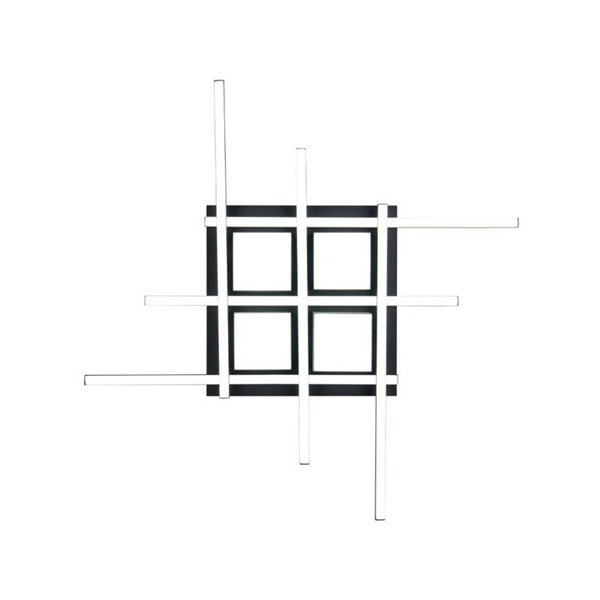 Plafonnier LED carré ROGER avec fonction mémoire, dimmable, 35W, 4050lm, 2700 - 6500K, IP20