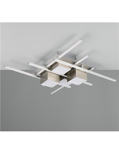 Plafón de techo LED regulable con mando a distancia ROGER función memoria 35W 4050lm 2700 - 6500K IP20 