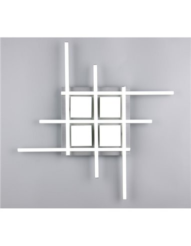 Luminária de teto LED regulável ROGER com controle remoto, função de memória, 35 W, 4050 lm, 2700-6500 K, IP20