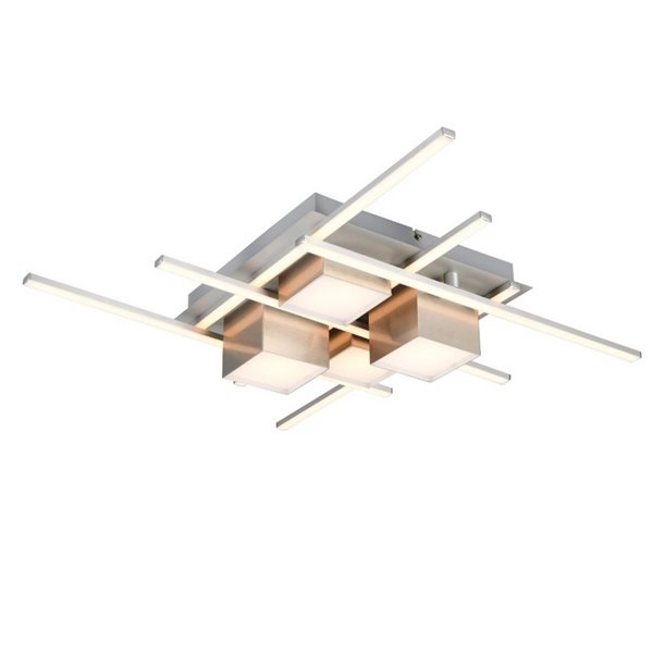 Luminária de teto LED regulável ROGER com controle remoto, função de memória, 35 W, 4050 lm, 2700-6500 K, IP20