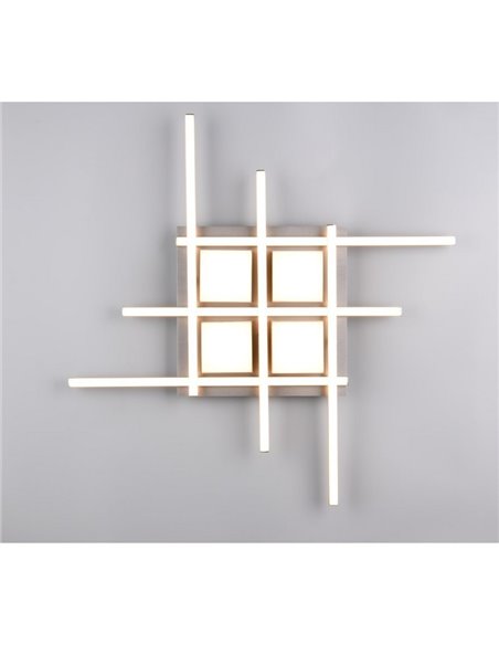 Plafonnier LED ROGER à intensité variable avec télécommande, fonction mémoire, 35 W, 4 050 lm, 2 700-6 500 K, IP20