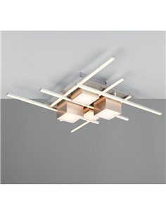 Plafón de techo LED regulable con mando a distancia ROGER función memoria 35W 4050lm 2700 - 6500K IP20  2