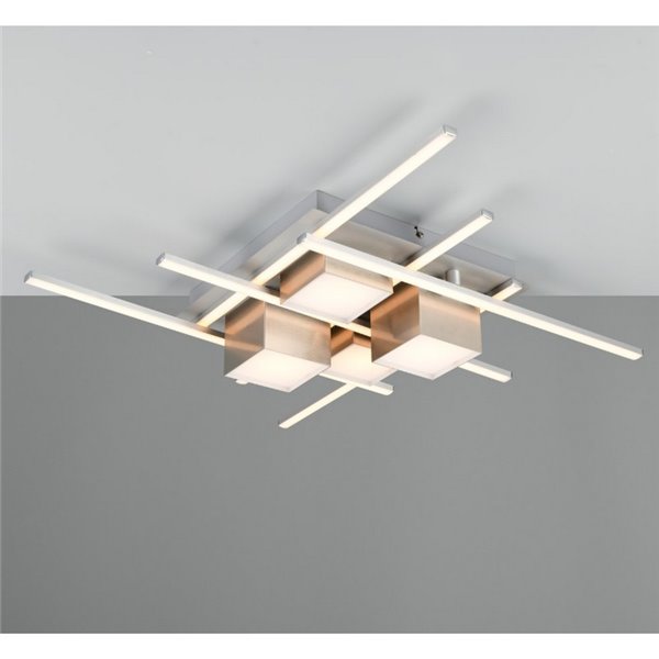 Plafón de techo LED regulable con mando a distancia ROGER función memoria 35W 4050lm 2700 - 6500K IP20 