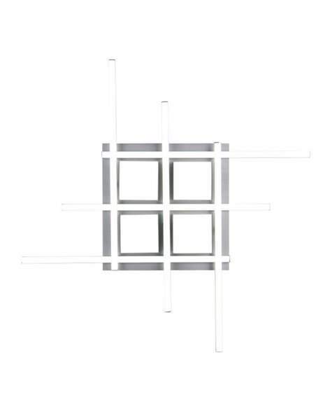 Plafonnier LED ROGER à intensité variable avec télécommande, fonction mémoire, 35 W, 4 050 lm, 2 700-6 500 K, IP20