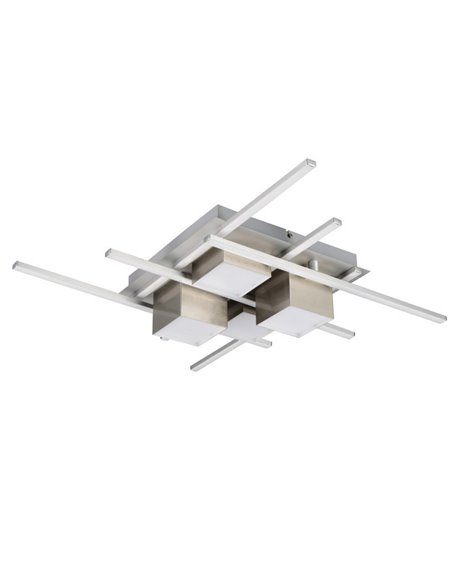 Plafonnier LED ROGER à intensité variable avec télécommande, fonction mémoire, 35 W, 4 050 lm, 2 700-6 500 K, IP20