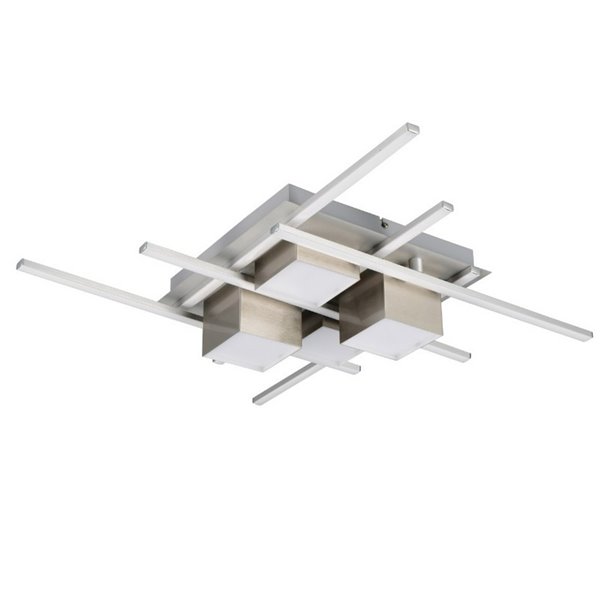 Plafonnier LED ROGER à intensité variable avec télécommande, fonction mémoire, 35 W, 4 050 lm, 2 700-6 500 K, IP20