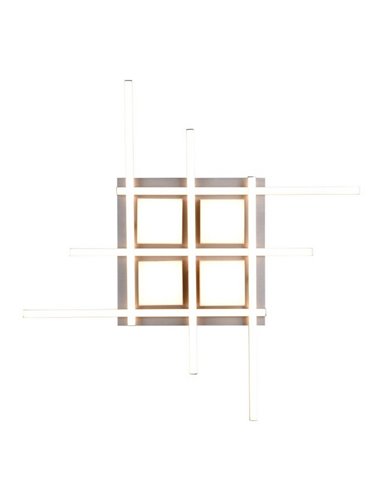 Plafonnier LED ROGER à intensité variable avec télécommande, fonction mémoire, 35 W, 4 050 lm, 2 700-6 500 K, IP20