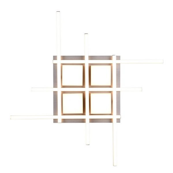 Plafonnier LED ROGER à intensité variable avec télécommande, fonction mémoire, 35 W, 4 050 lm, 2 700-6 500 K, IP20