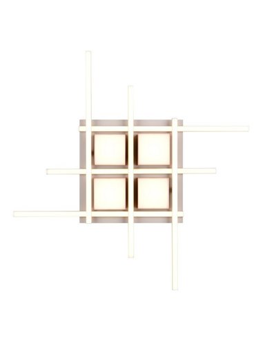 Plafonnier LED carré ROGER avec télécommande et variateur 35W 4050lm 2700 - 6500K IP20