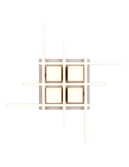 Plafón de techo LED cuadrado ROGER con mando a distancia y regulable 35W 4050lm 2700 - 6500K IP20 