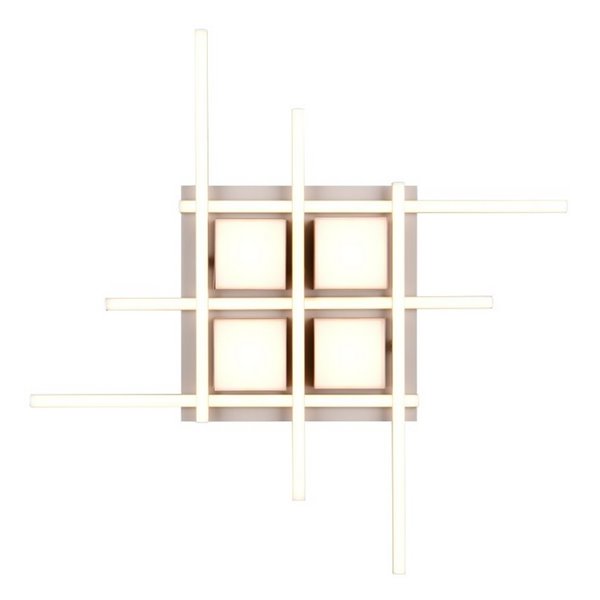 Plafonnier LED carré ROGER avec télécommande et variateur 35W 4050lm 2700 - 6500K IP20