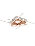 Plafón de techo LED cuadrado ROGER con mando a distancia y regulable 35W 4050lm 2700 - 6500K IP20 