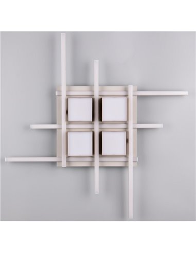 Plafonnier LED carré ROGER avec télécommande et variateur 35W 4050lm 2700 - 6500K IP20