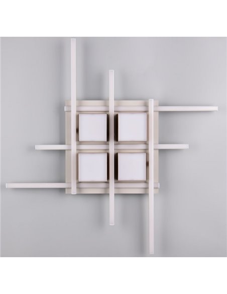 Plafonnier LED carré ROGER avec télécommande et variateur 35W 4050lm 2700 - 6500K IP20