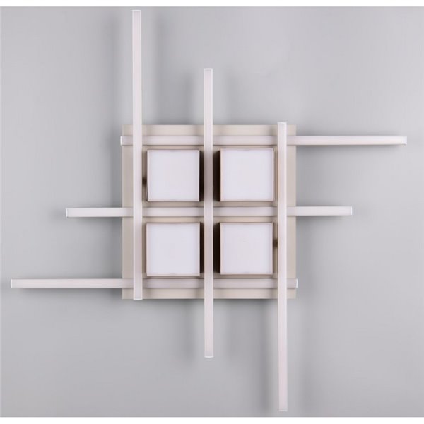 Plafonnier LED carré ROGER avec télécommande et variateur 35W 4050lm 2700 - 6500K IP20