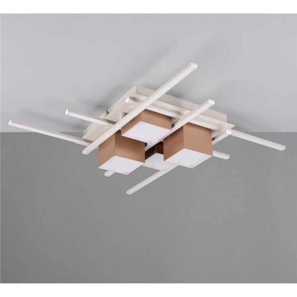 Plafón de techo LED cuadrado ROGER con mando a distancia y regulable 35W 4050lm 2700 - 6500K IP20 