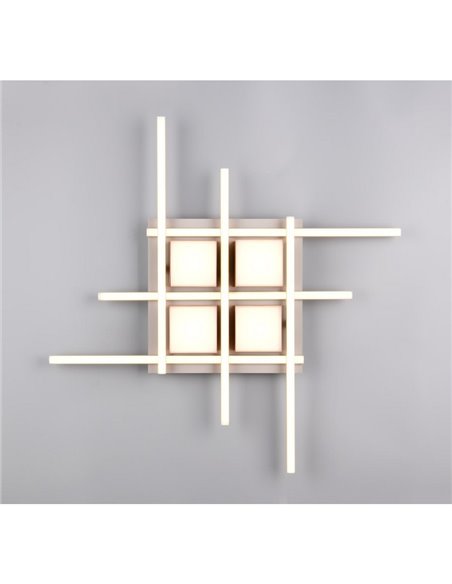 Plafonnier LED carré ROGER avec télécommande et variateur 35W 4050lm 2700 - 6500K IP20