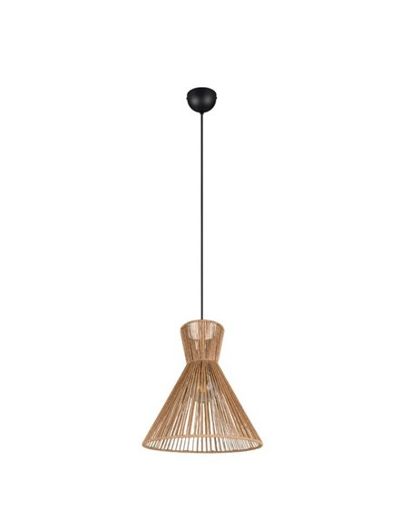 Lámpara de techo con pantalla de papel trenzado ROSALIE bombilla excl. 1x E27 max. 28W IP20