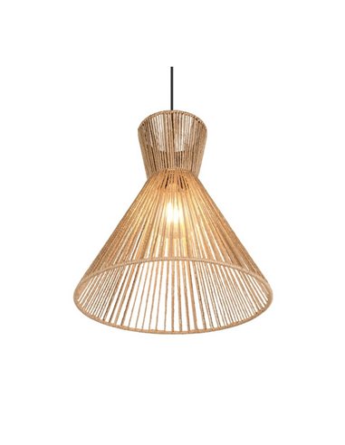 Luminária de teto com cúpula de papel trançado ROSALIE, lâmpada excl. 1x E27 máx. 28 W IP20