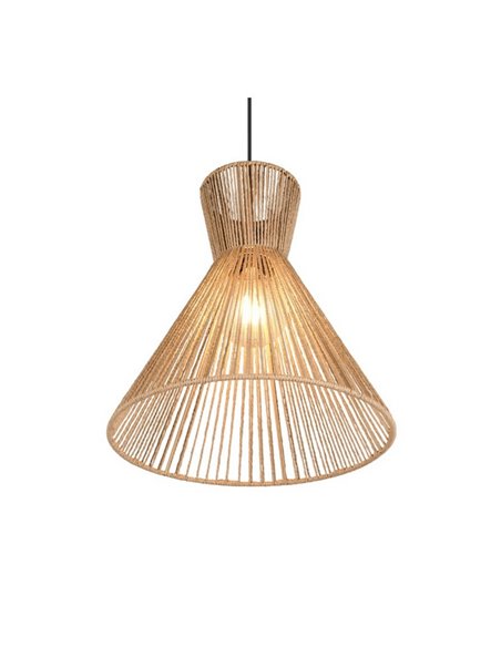 Lámpara de techo con pantalla de papel trenzado ROSALIE bombilla excl. 1x E27 max. 28W IP20