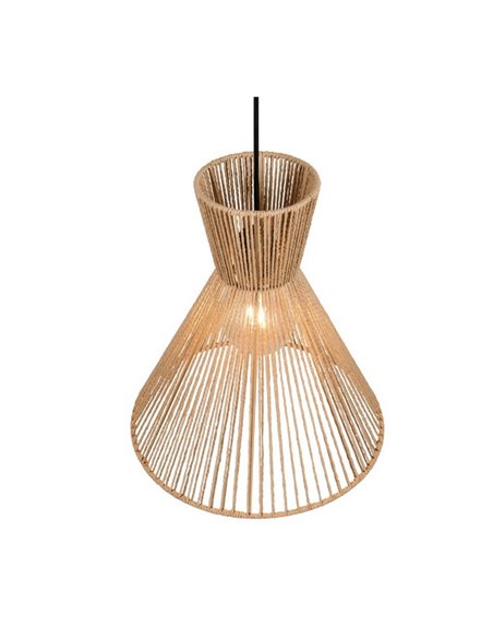 Lámpara de techo con pantalla de papel trenzado ROSALIE bombilla excl. 1x E27 max. 28W IP20