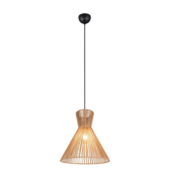 Lámpara de techo con pantalla de papel trenzado ROSALIE bombilla excl. 1x E27 max. 28W IP20