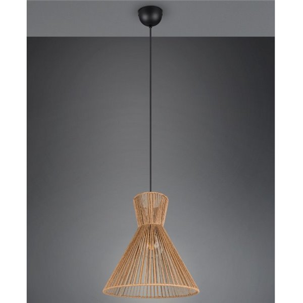 Lámpara de techo con pantalla de papel trenzado ROSALIE bombilla excl. 1x E27 max. 28W IP20