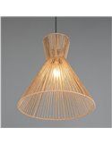 Lámpara de techo con pantalla de papel trenzado ROSALIE bombilla excl. 1x E27 max. 28W IP20
