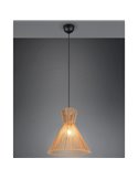 Lámpara de techo con pantalla de papel trenzado ROSALIE bombilla excl. 1x E27 max. 28W IP20