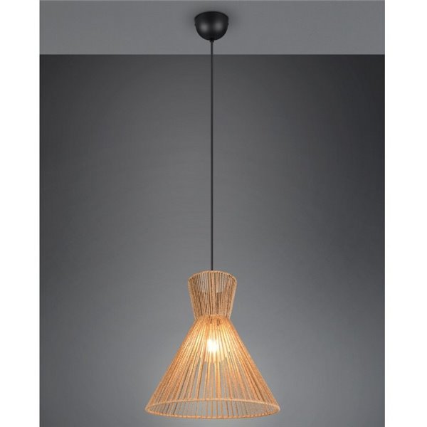 Lámpara de techo con pantalla de papel trenzado ROSALIE bombilla excl. 1x E27 max. 28W IP20