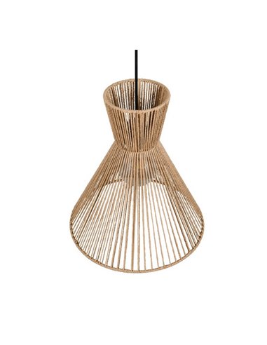 Lámpara de techo con pantalla de papel trenzado ROSALIE bombilla excl. 1x E27 max. 28W IP20