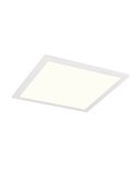 Plafonnier LED carré SIRIUS avec détecteur de mouvement 19W 2050lm 3000K IP20