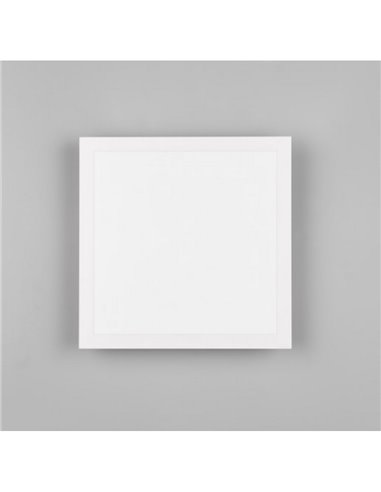 Plafonnier LED carré SIRIUS avec détecteur de mouvement 19W 2050lm 3000K IP20